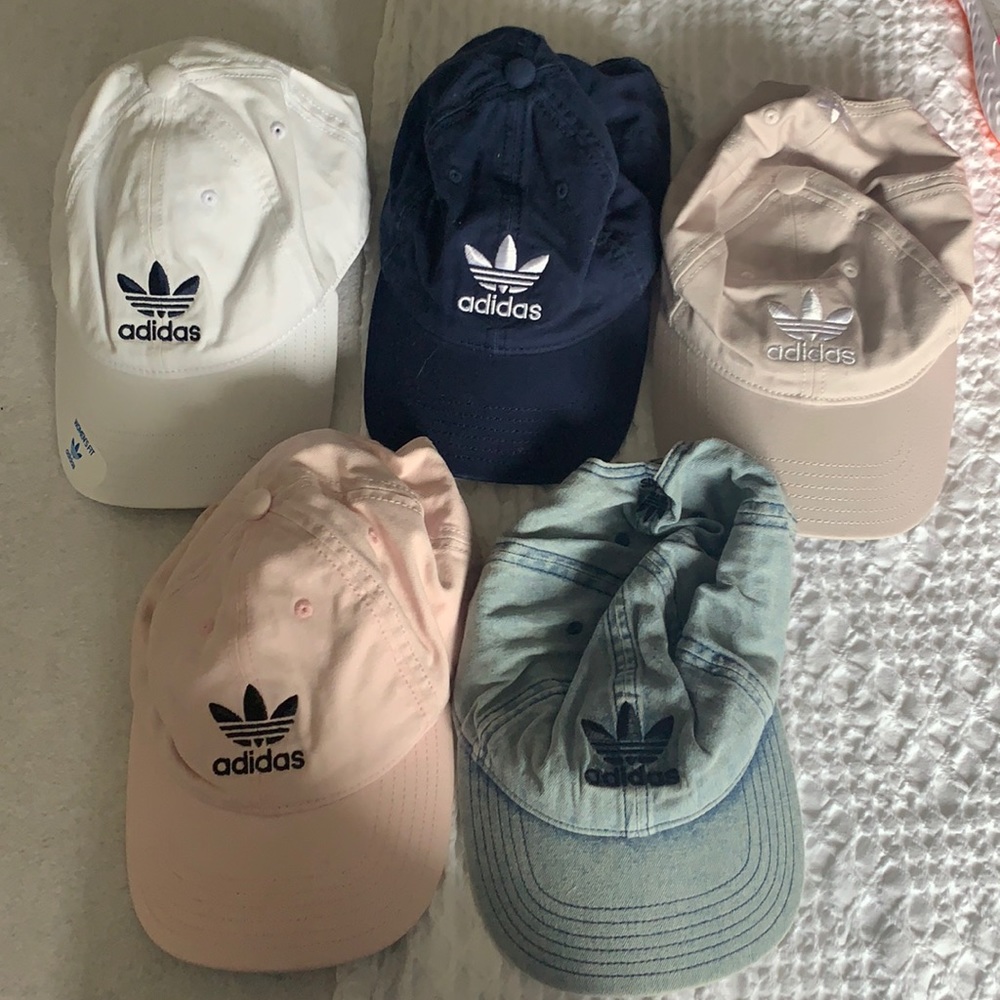 5 like new adidas hats!